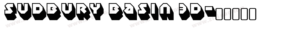 Sudbury Basin 3D字体转换